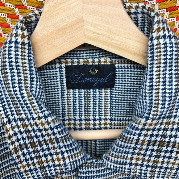 Vintage Houndstooth Donegal flannel - Picture 4 of 4